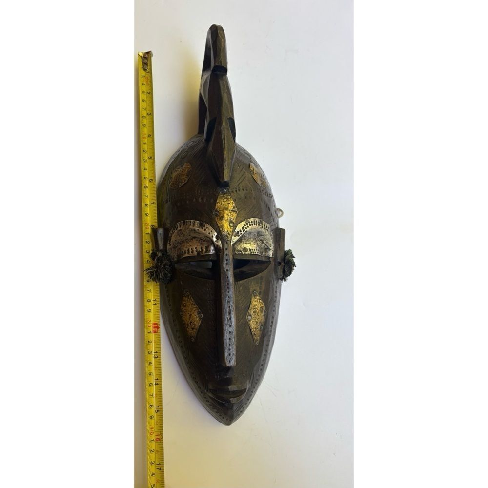 Vintage Africain Wood  Marka Tribe Mask Handmade - Picture 6 of 9